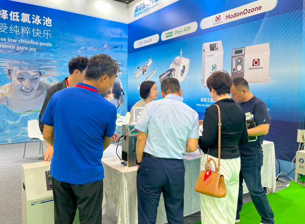 精彩存档丨安力斯闪耀2024亚洲泳池SPA展，共护泳池洁净！